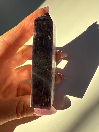 Rare Lepidolite Obelisk 20