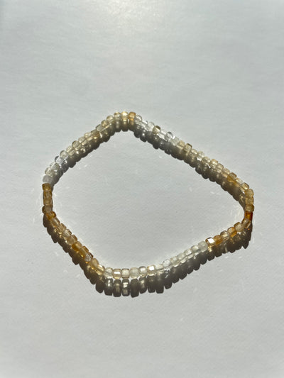 Citrine Cube Bracelet