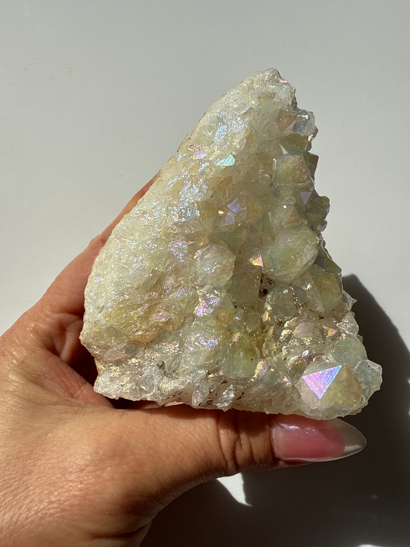 Golden Aura Quartz Cluster 6