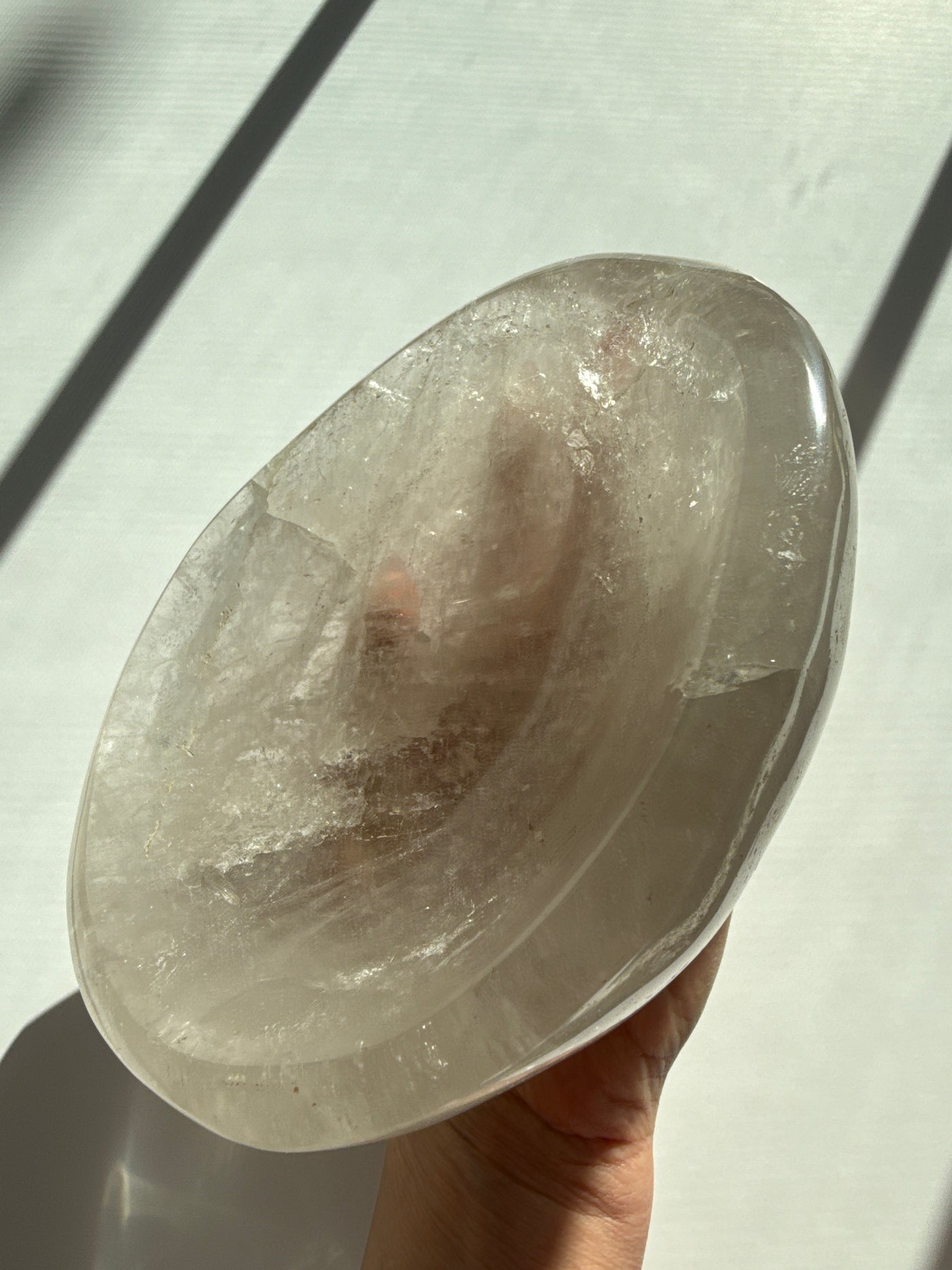 Master Healer Clear Quartz with Smoky Quartz Qualities Bowl  3