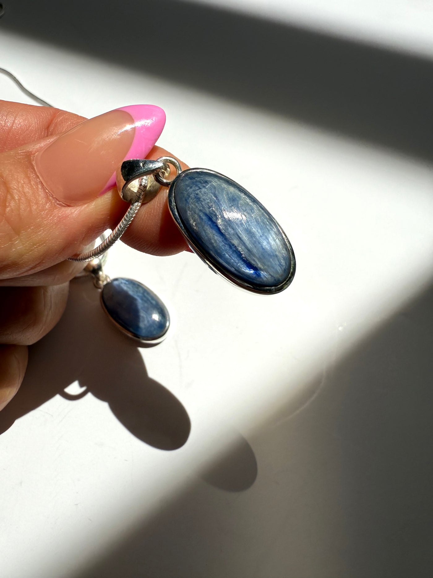 Kyanite Statement Necklace (intuitively chosen)