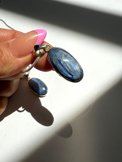 Kyanite Statement Necklace (intuitively chosen)