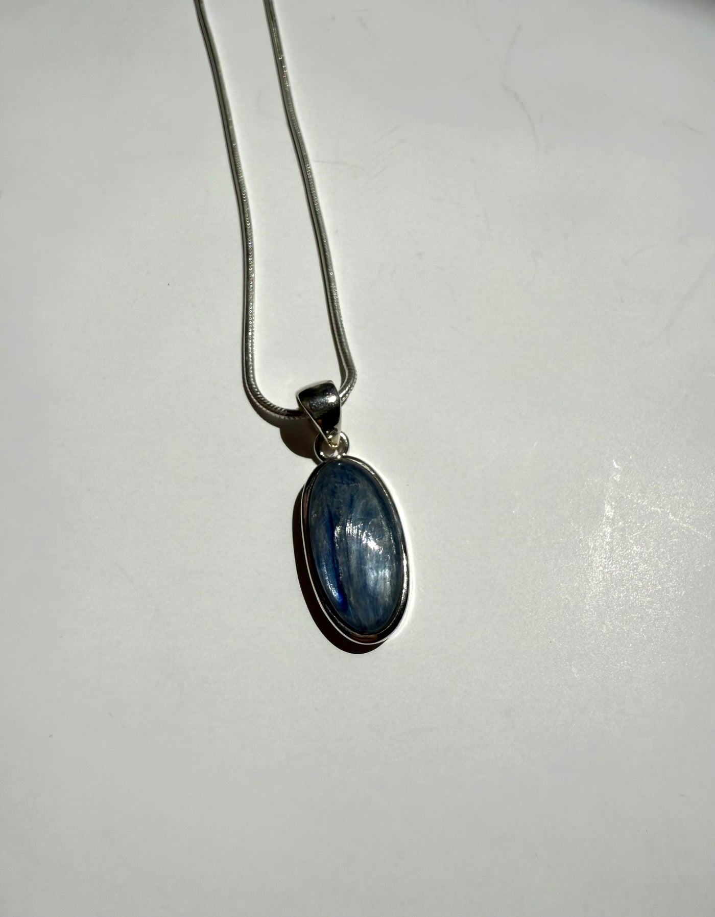 Kyanite Statement Necklace (intuitively chosen)