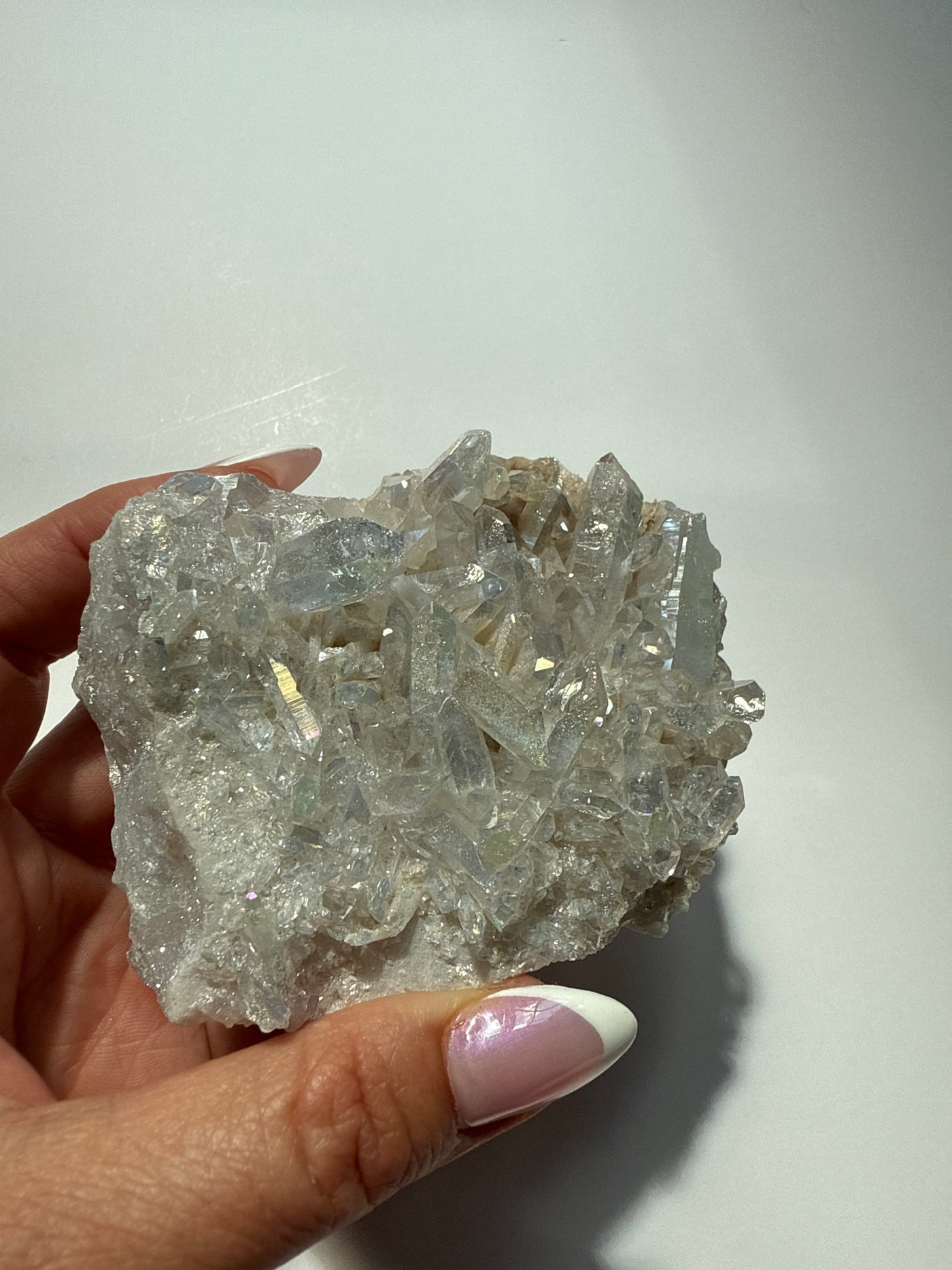 Harmonizing Angel Aura Quartz Cluster 2