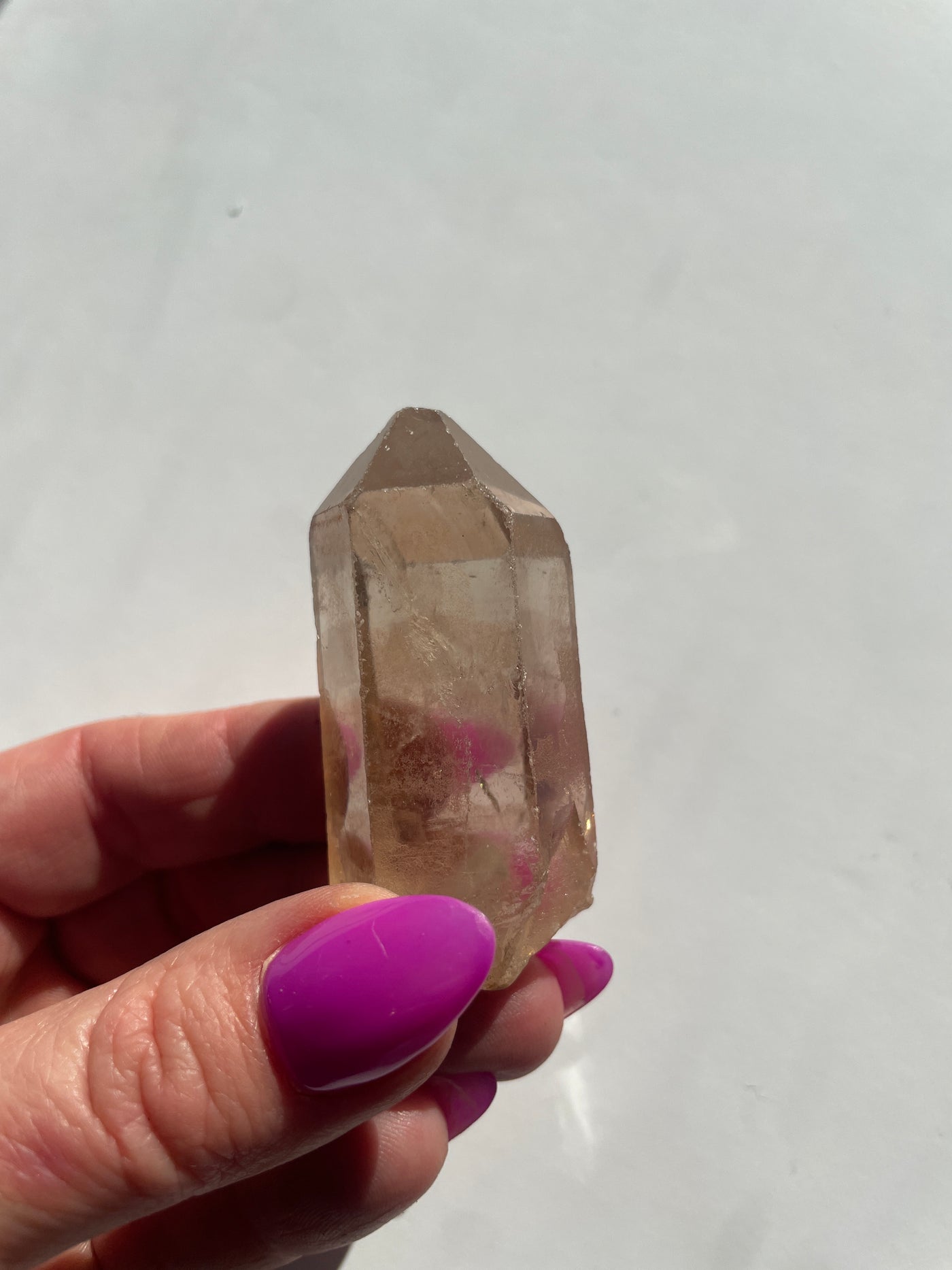 100% Natural Genuine Smoky Citrine Point 1