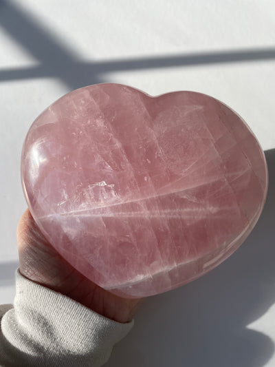 Rose Quartz Heart 1