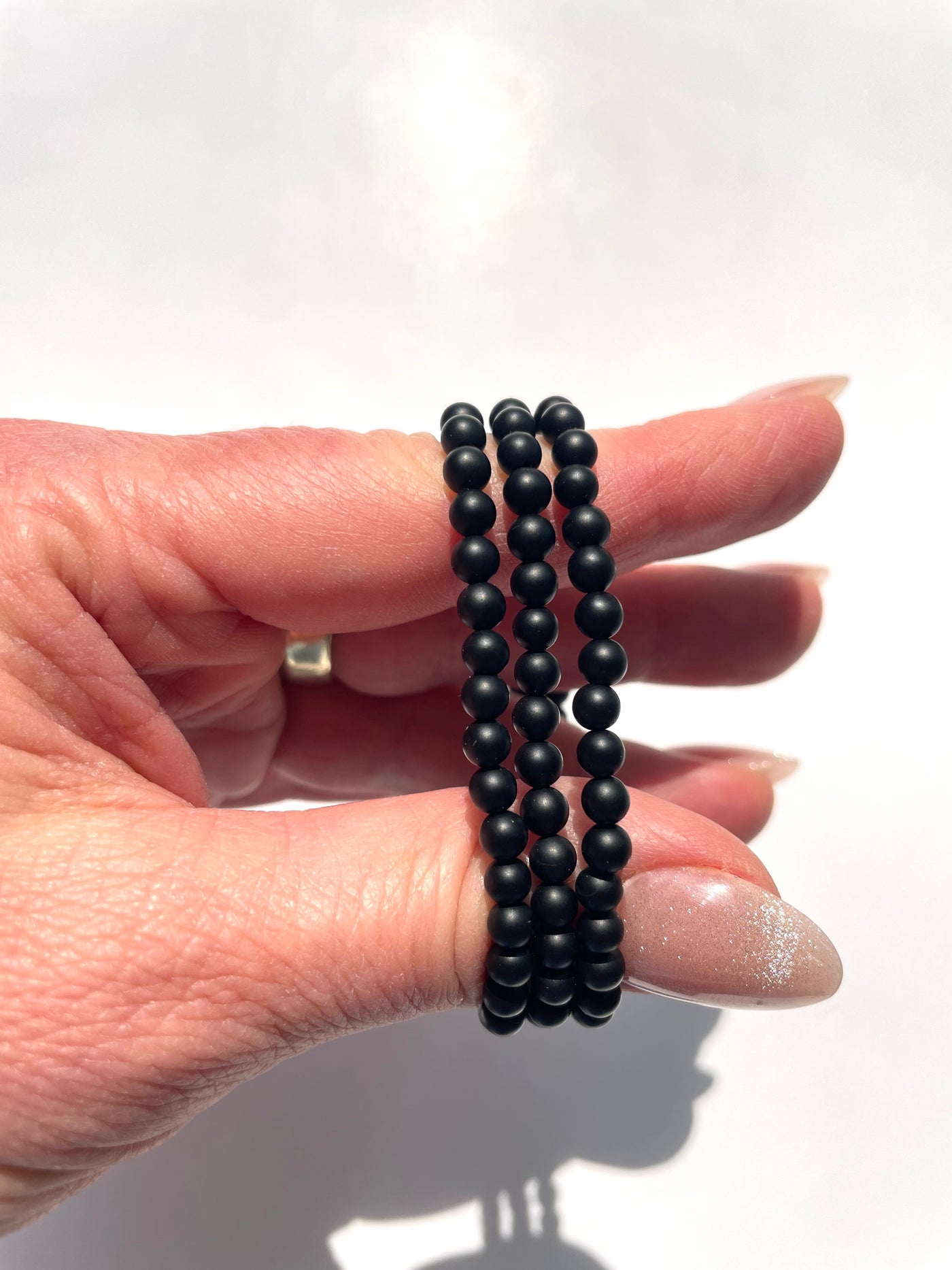 Matte Onyx Bracelet 4mm