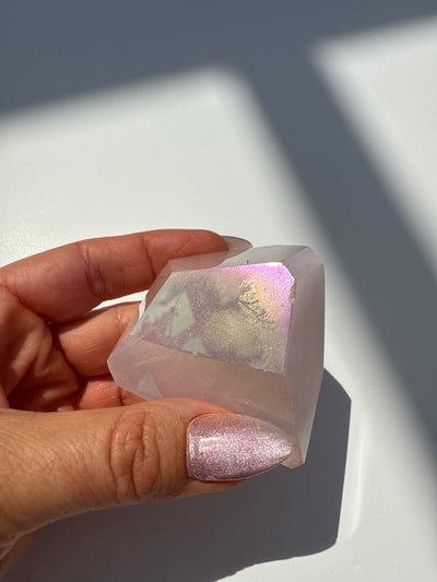 Aura Rose Quartz Piece 20