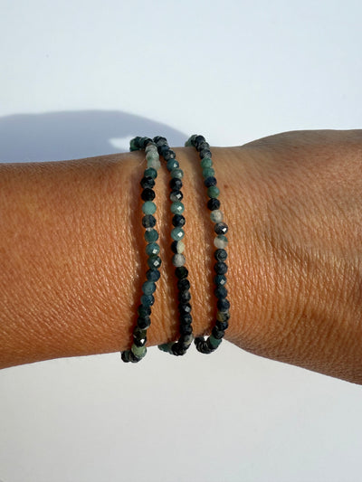 Faceted Blue Tourmaline Bracelet