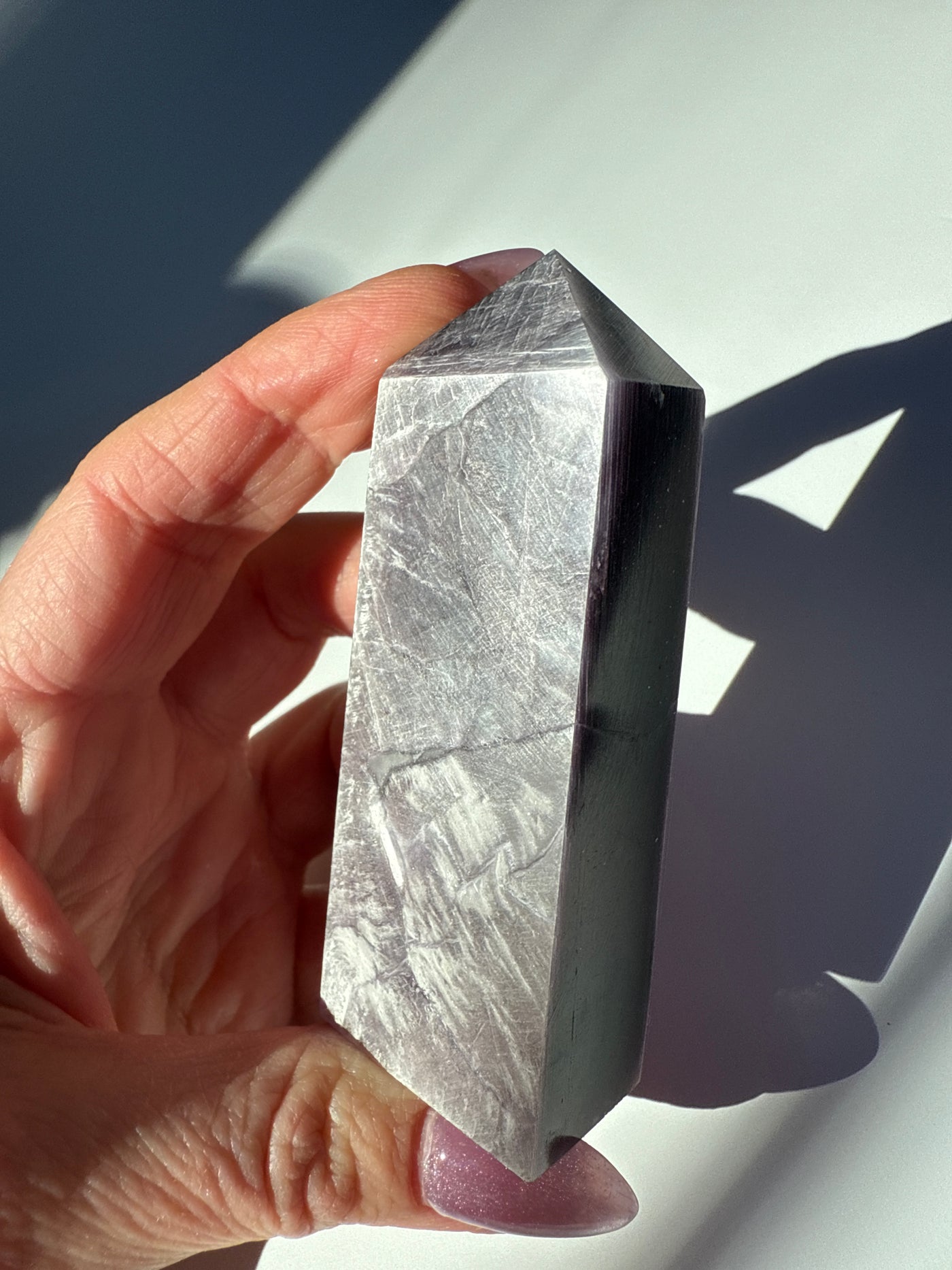 Rare Lepidolite Obelisk 20