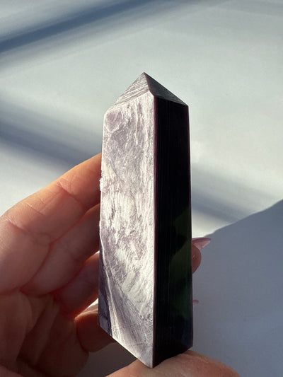 Rare Lepidolite Obelisk 3