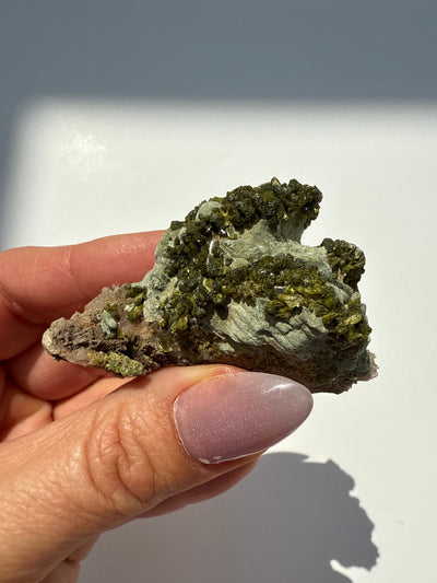 Epidote and Quartz