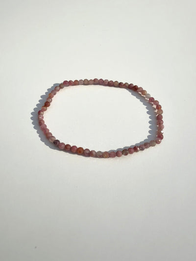 Faceted Pink Tourmaline Bracelet