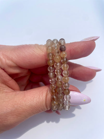 Copper Rutile Bracelet 5mm