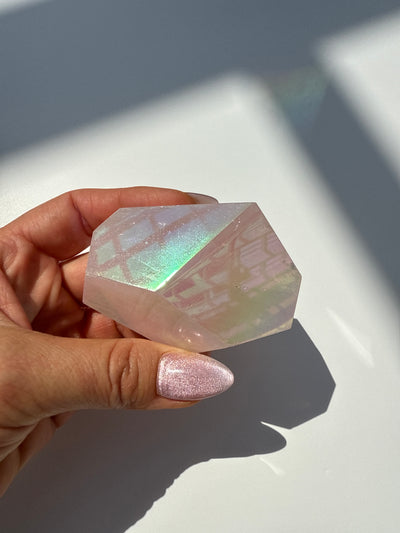 Aura Rose Quartz Piece 19
