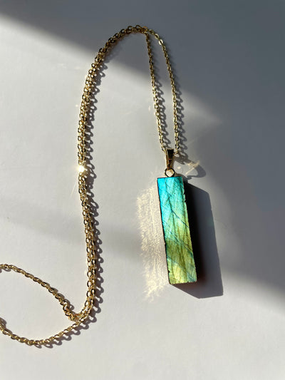 Labradorite Statement Necklace