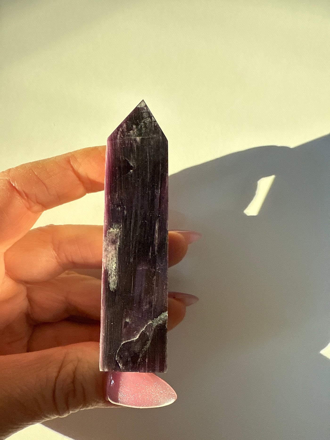 Rare Lepidolite Obelisk 10