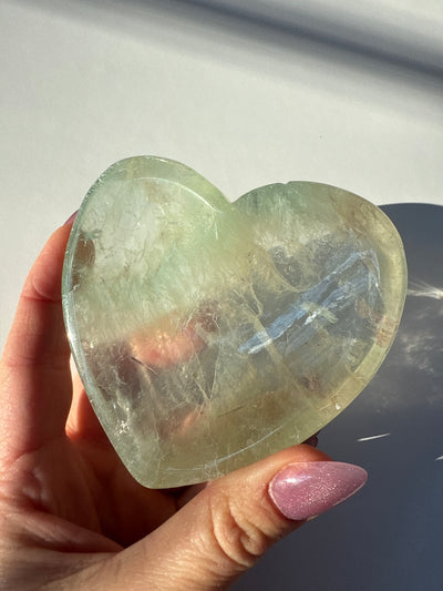 Fluorite Heart Bowl