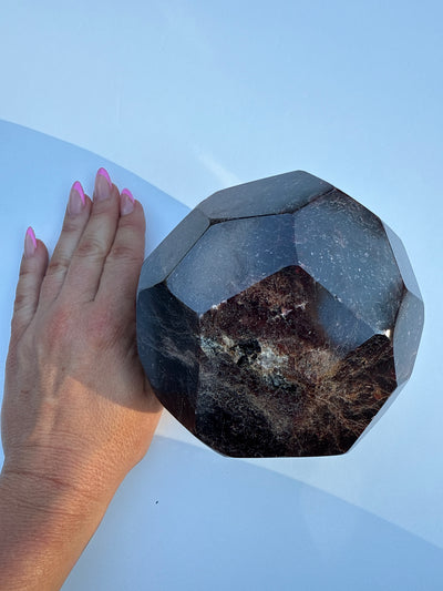 Faceted Garnet Showcase Piece 1