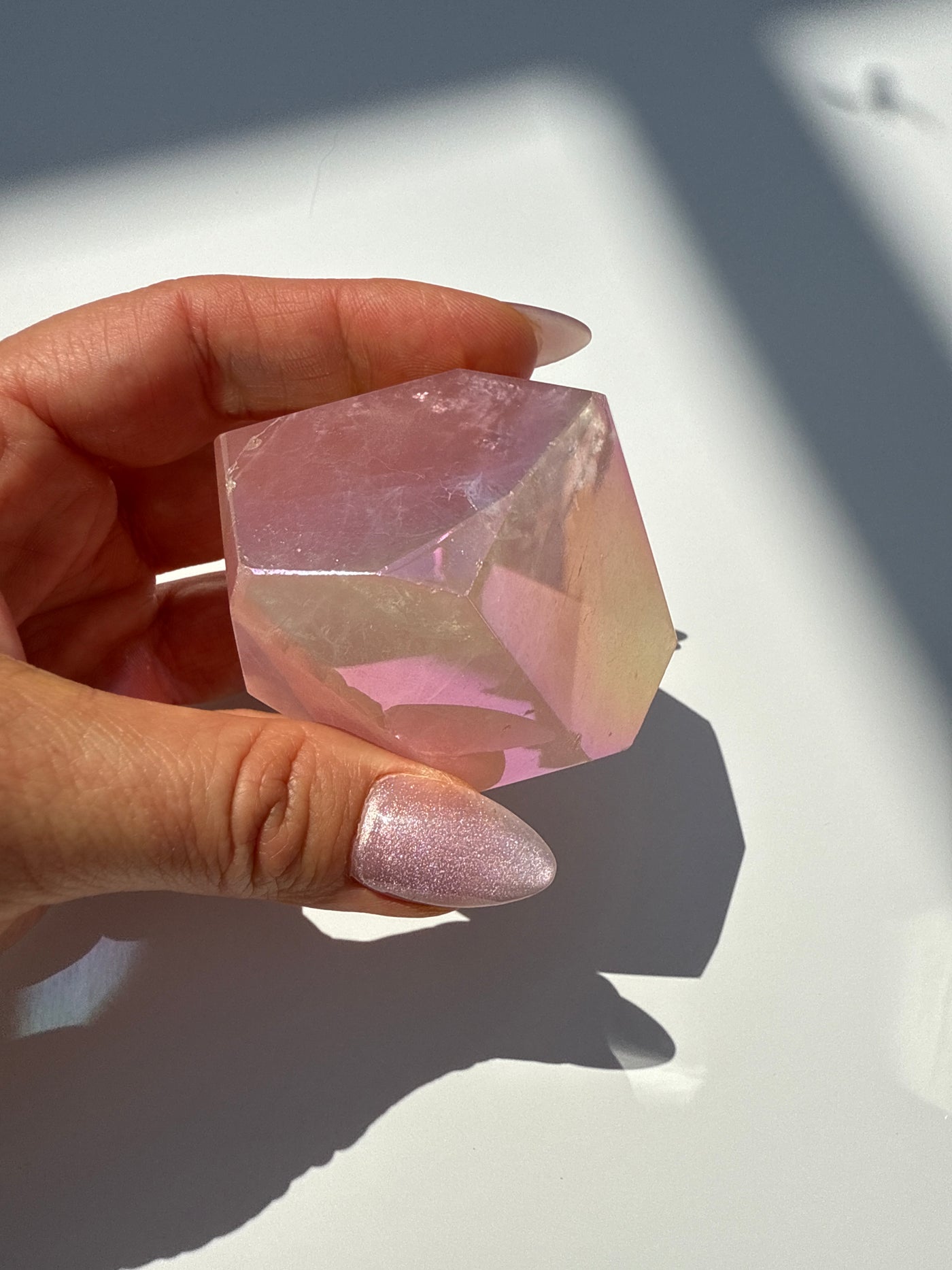 Aura Rose Quartz Piece 9
