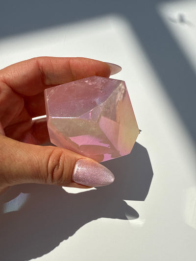 Aura Rose Quartz Piece 9