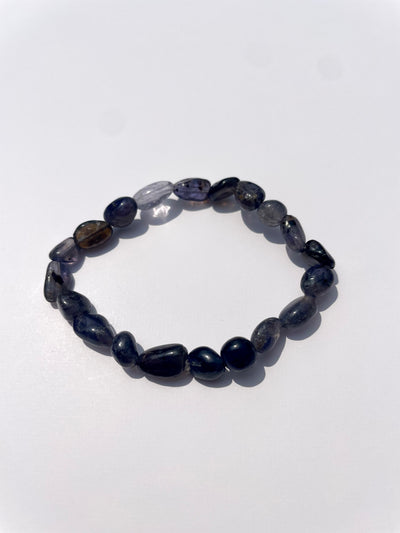 Iolite Nugget Bracelet 6-7mm