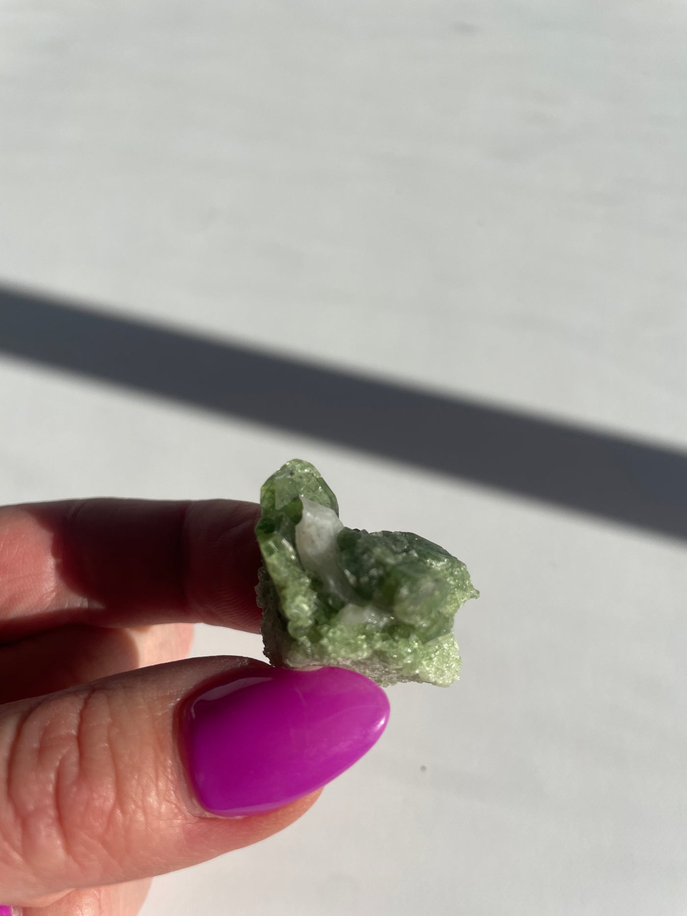 Chromium Diopside in Quartz Matrix 51