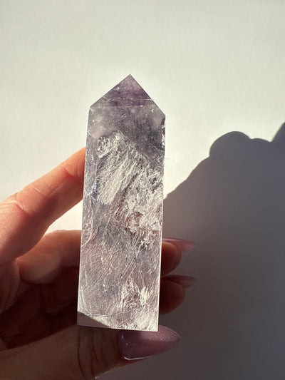 Rare Lepidolite Obelisk 9