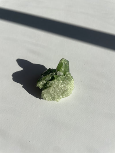 Chromium Diopside in Quartz Matrix 51