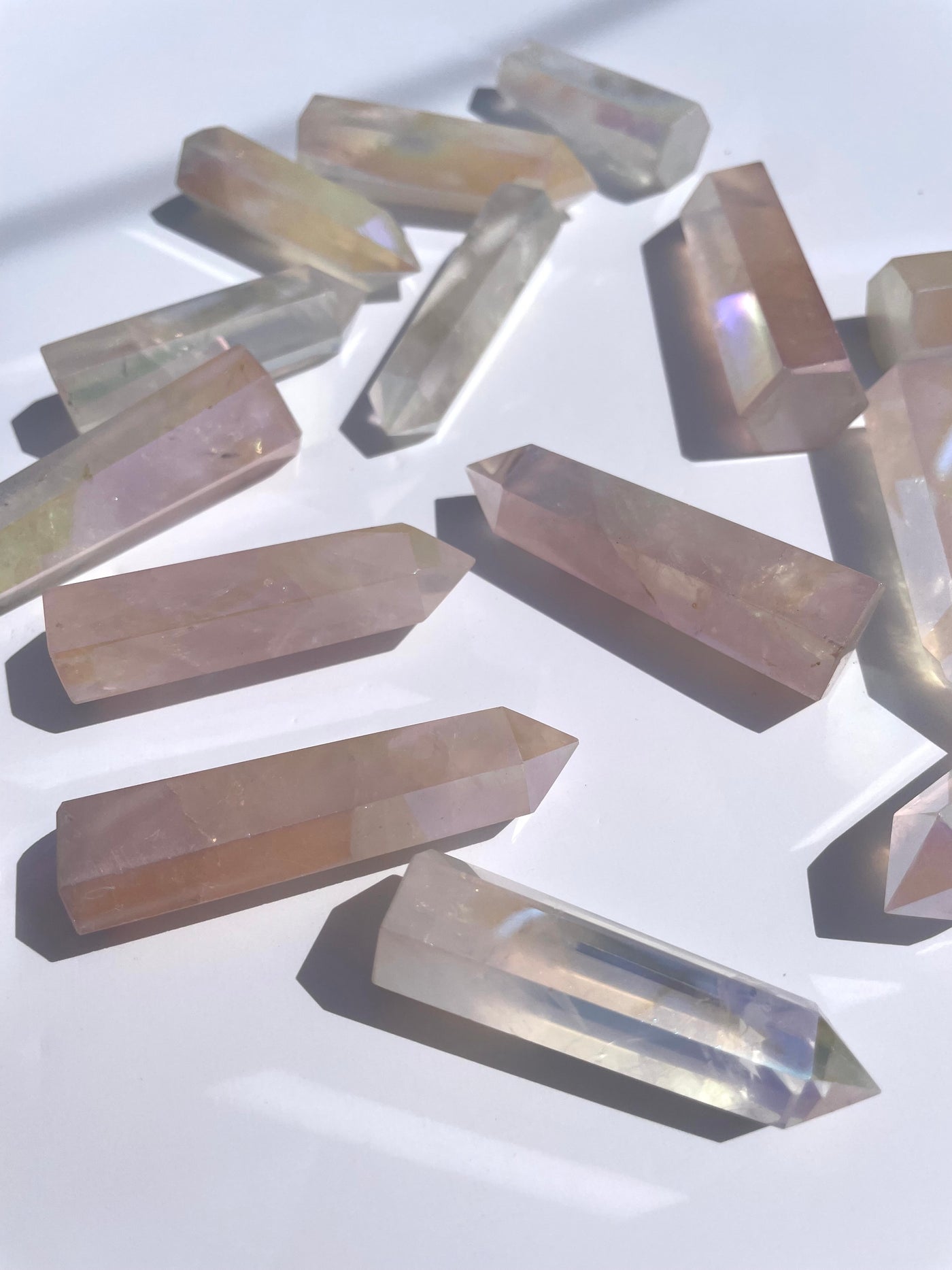 Intuitively Selected Personal Aura Rose Quartz Point