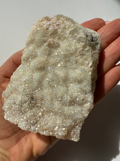Golden Aura Quartz Cluster 8