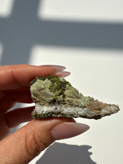 Epidote and Quartz