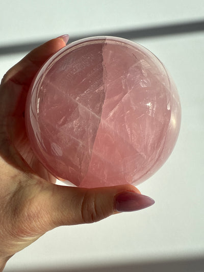 Madagascar Rose Quartz Sphere 2