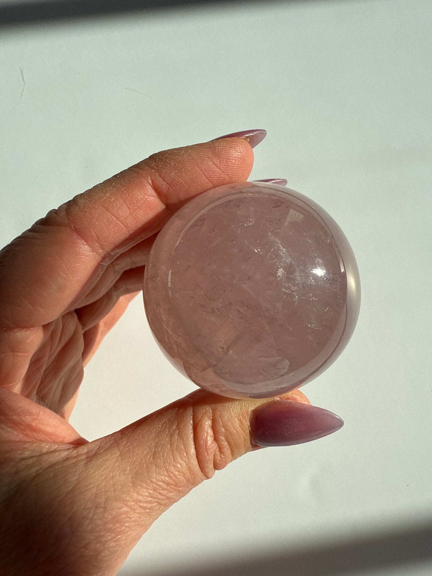 Madagascar Rose Quartz Sphere 13