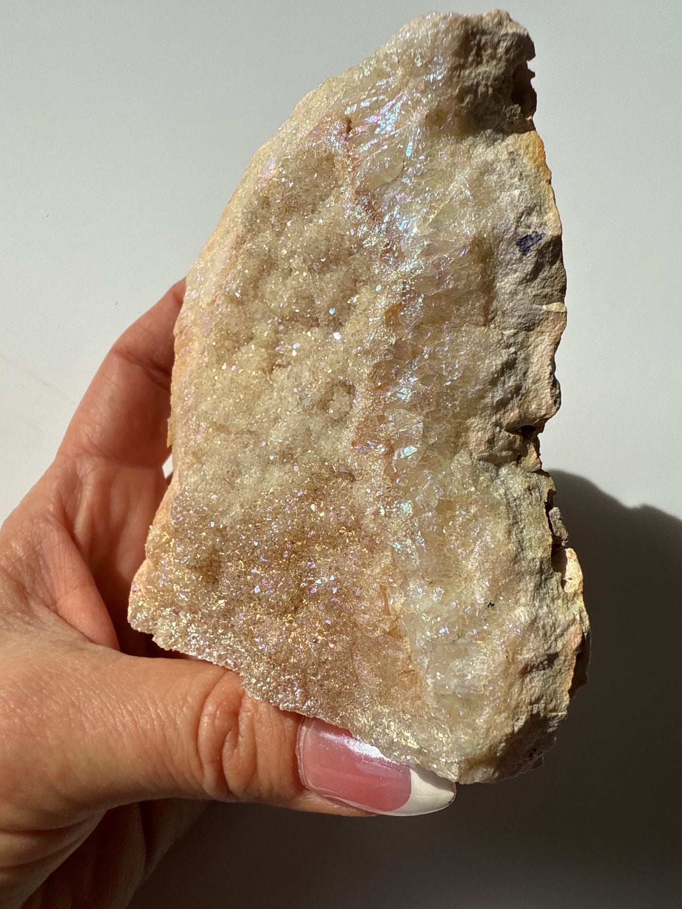 Golden Aura Quartz Cluster 5