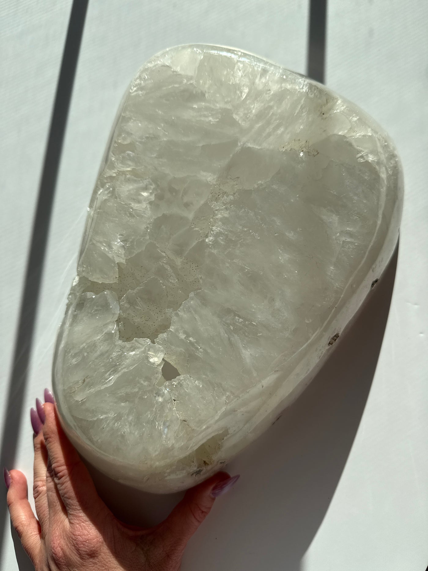 Pink Amethyst and Quartz Bowl 1