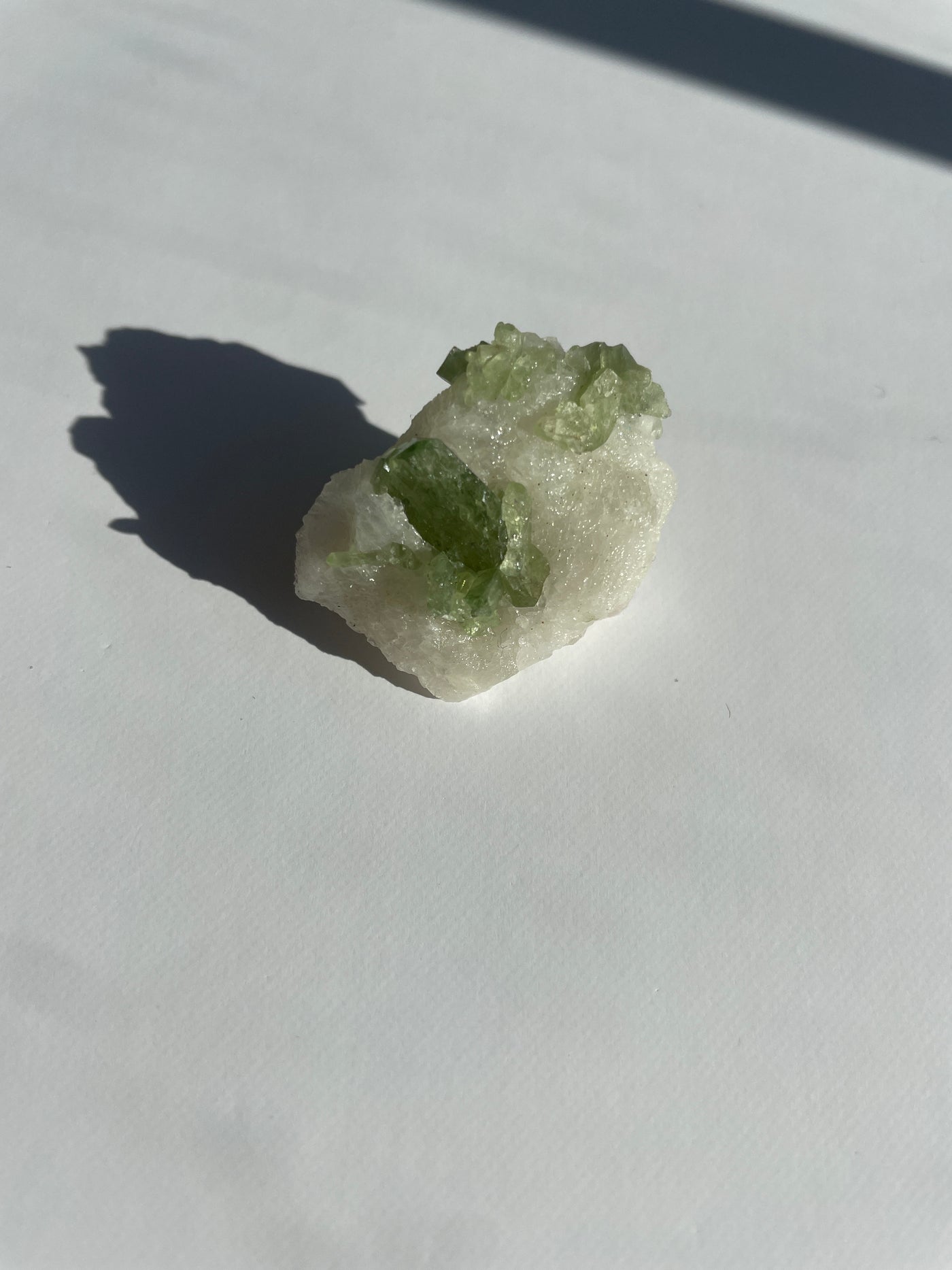 Chromium Diopside in Quartz Matrix 58