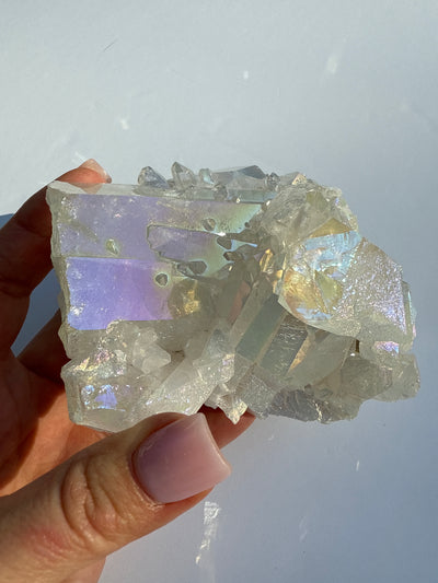 Harmonizing Angel Aura Quartz Cluster 10