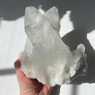 Lemurian Clear Quartz Cluster