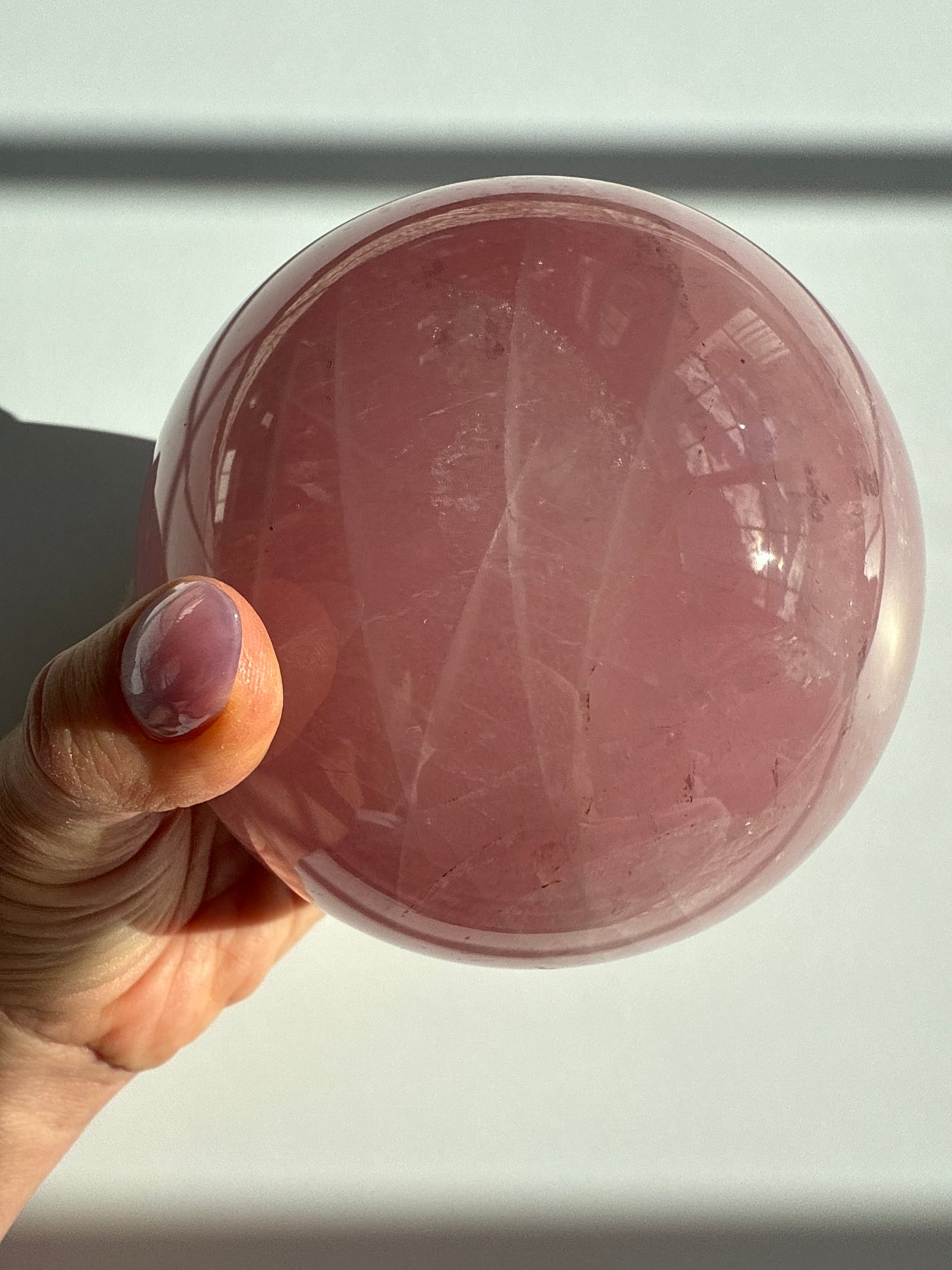 Madagascar Rose Quartz Sphere 1