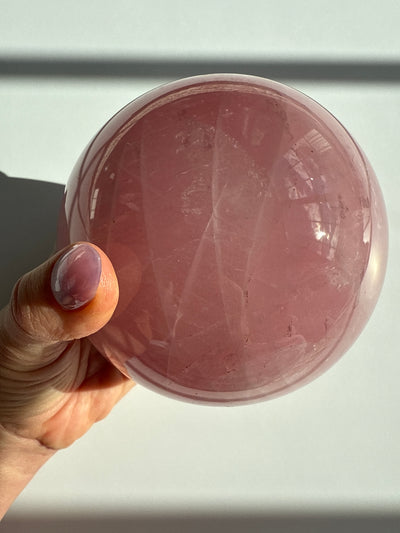 Madagascar Rose Quartz Sphere 1