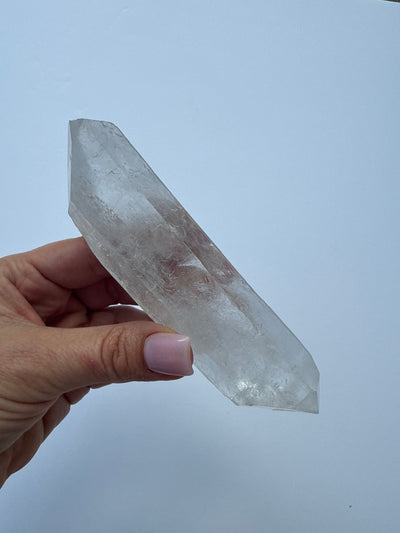 Double Terminated Clear Quartz Lemurian Piece 10