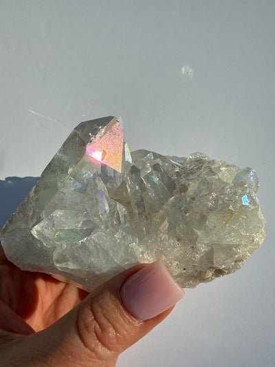 Harmonizing Angel Aura Quartz Cluster 12
