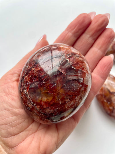 Large Red Healer Quartz Palmstone