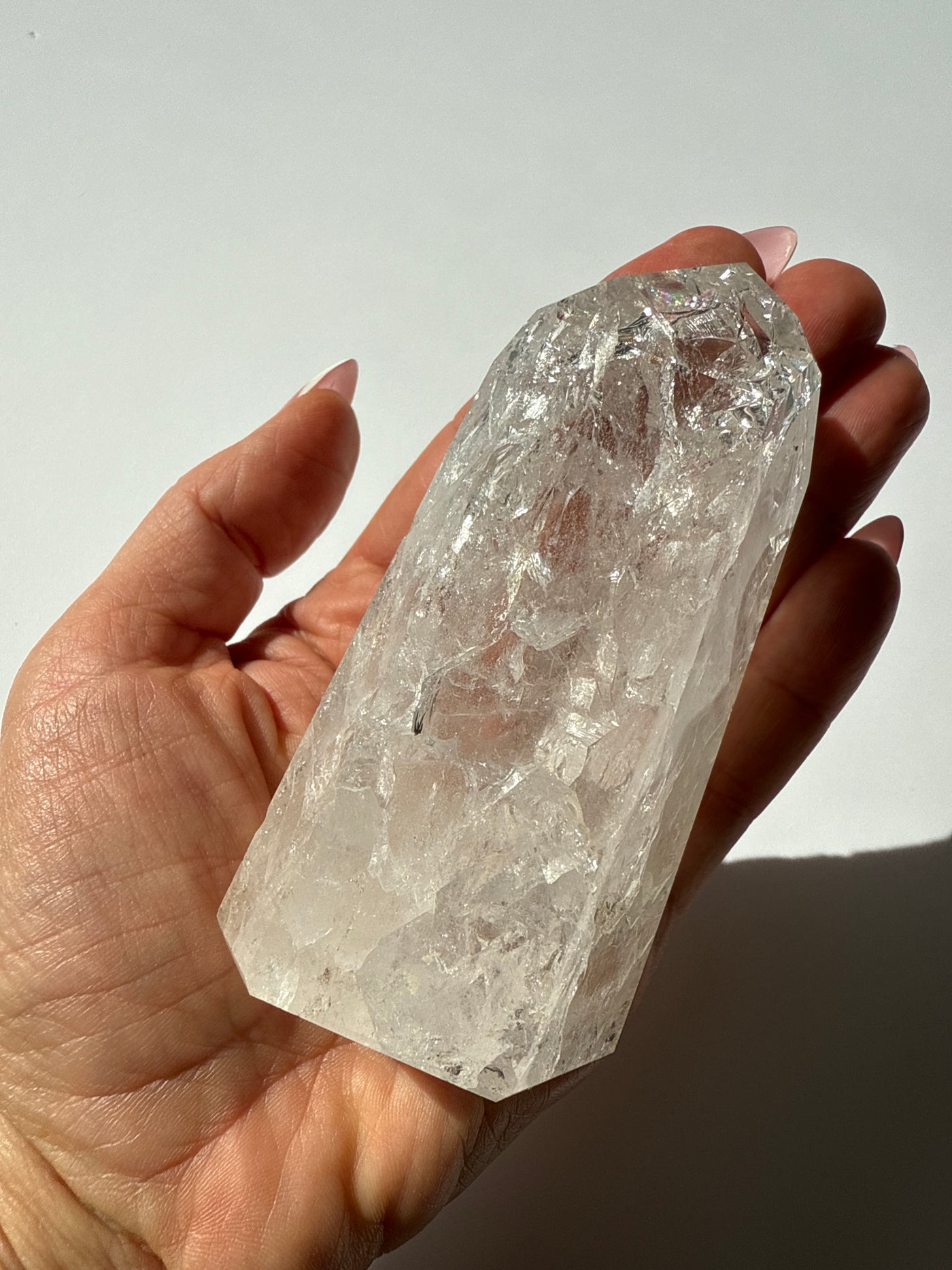 Rare! Crackle Quartz Tower 4