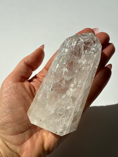 Rare! Crackle Quartz Tower 4
