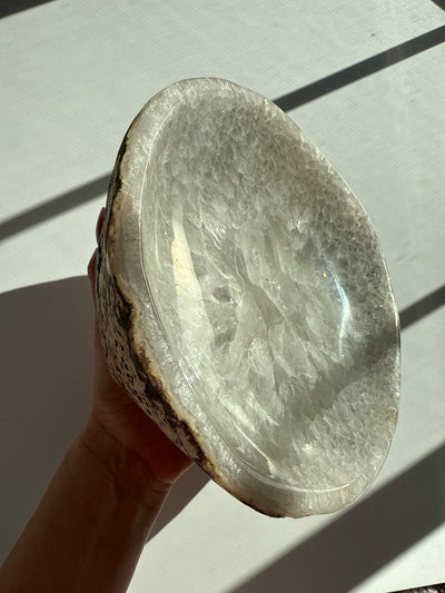 Pink Amethyst and Quartz Bowl 2