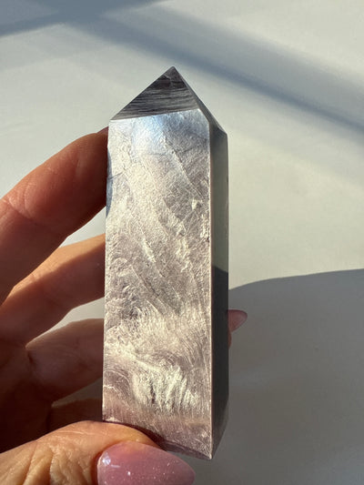 Rare Lepidolite Obelisk 5