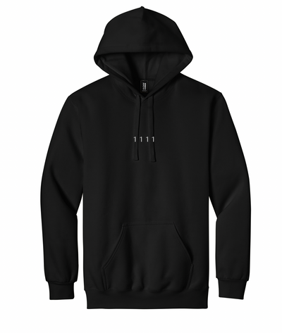 1111 Hoodie in Black