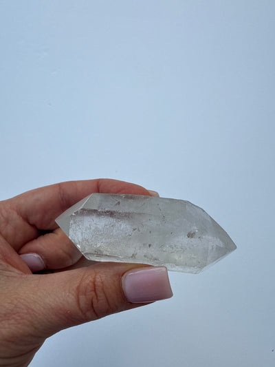 Double Terminated Clear Quartz Lemurian Piece 12